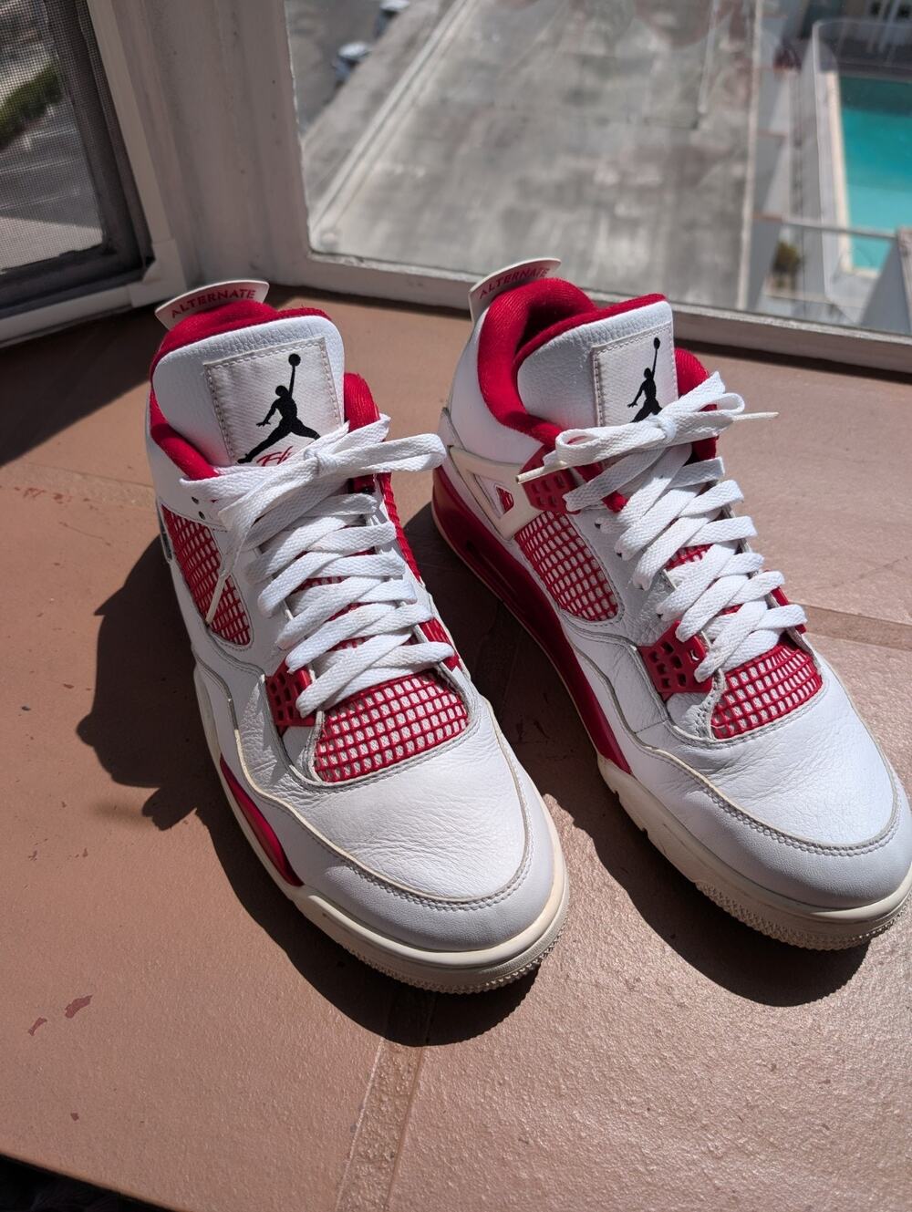 Jordan 4 Retro alternate 89 2016 Mid Size 11.5 Missing 1 Wing Flap Beaters/parts